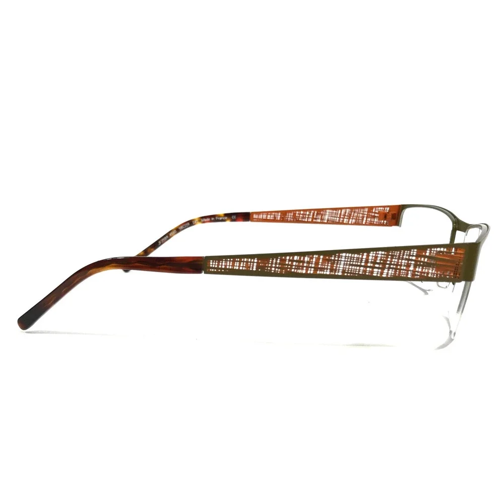 J.F. Rey Eyeglasses Frames JF2589 4560 Khaki Orange Olive Green 58-19-145